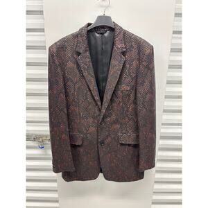 Helmut Lang Snake Print Blazer Size 48 / US Medium 1990s